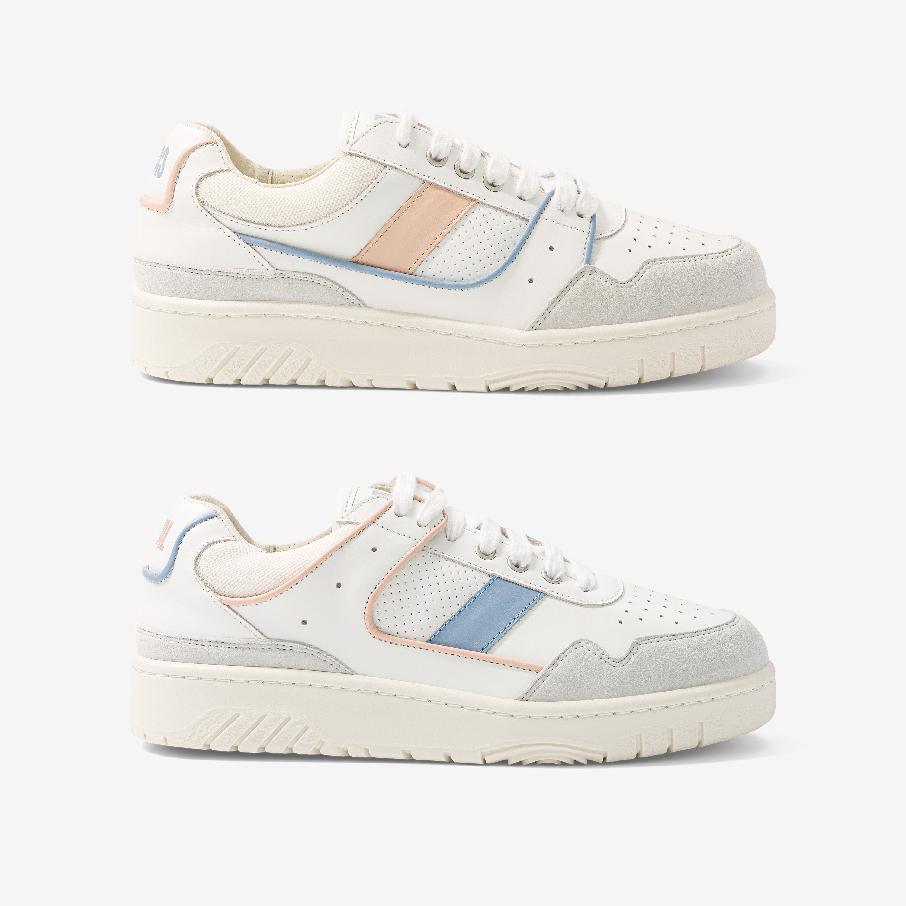 Les Powder Blue, sneakers asymétriques, écoresponsables et made in