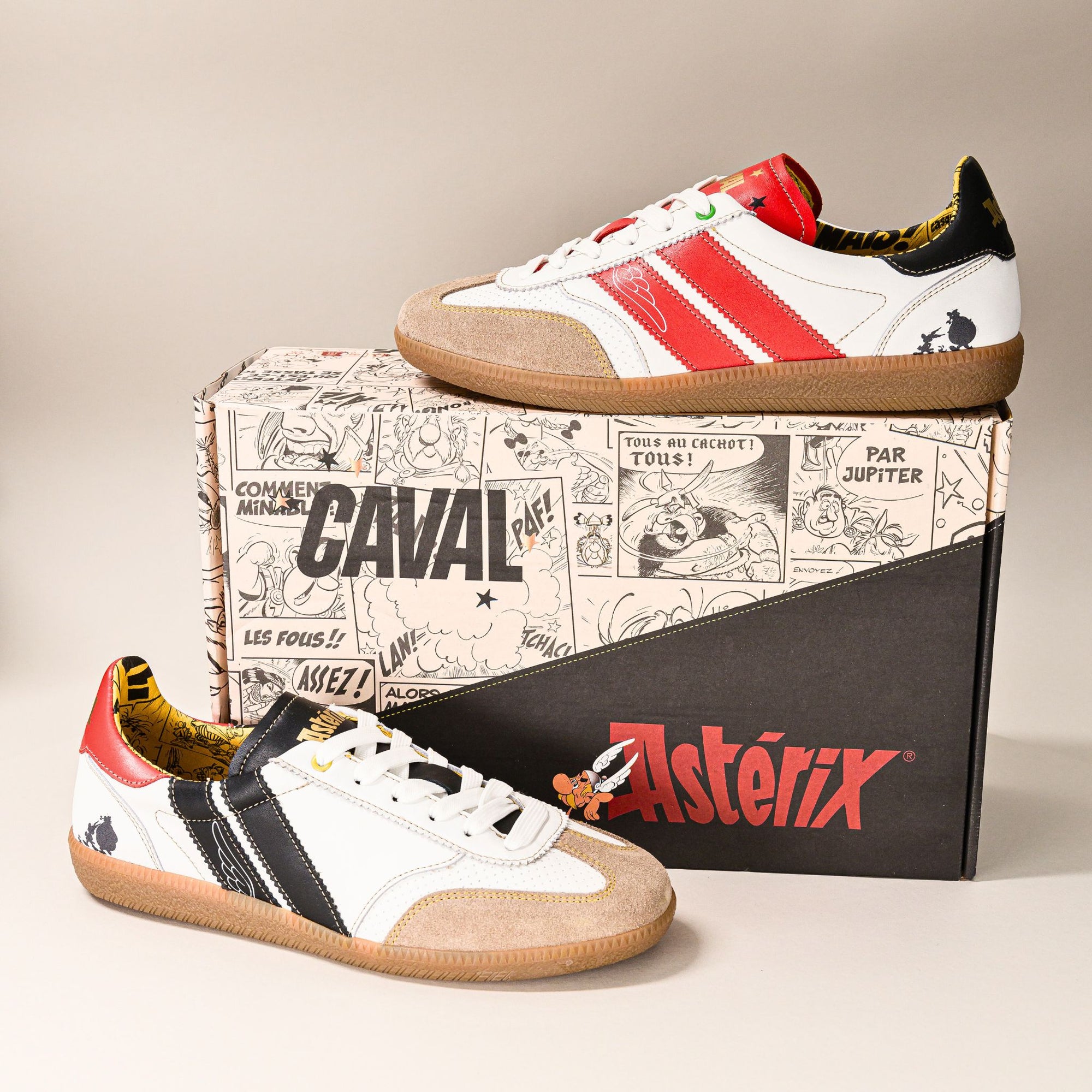 Caval Pvc Les CAVAL x Astérix, sneakers asymétriques, éco-responsables et made in ...