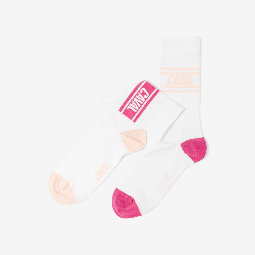 Chaussettes - Rose & Orange - Light - Secret