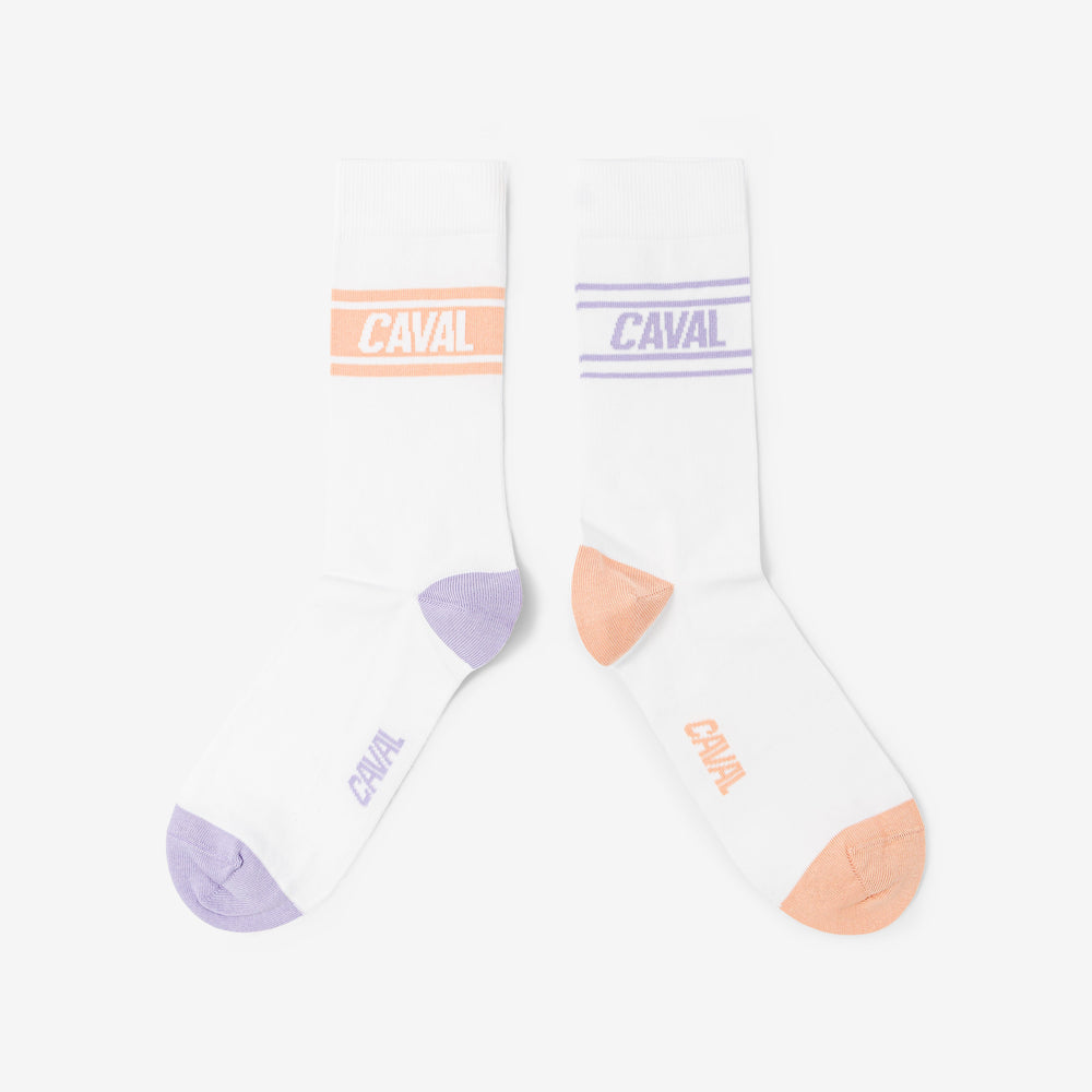 Chaussettes - Violet & Orange - Light