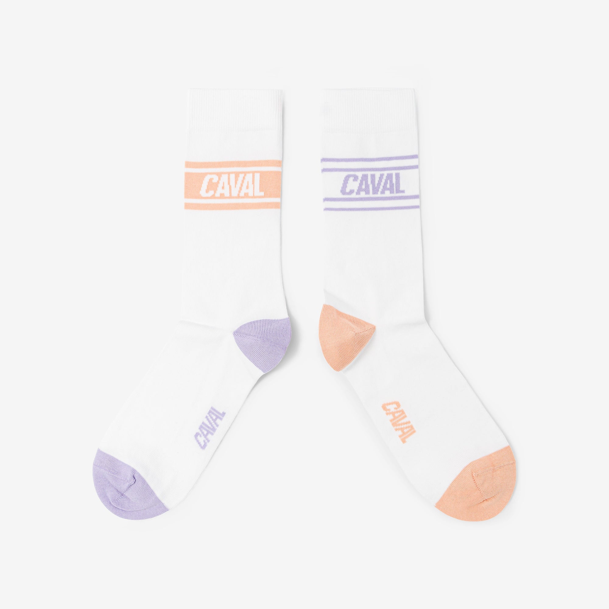 Chaussettes - Violet & Orange - Light