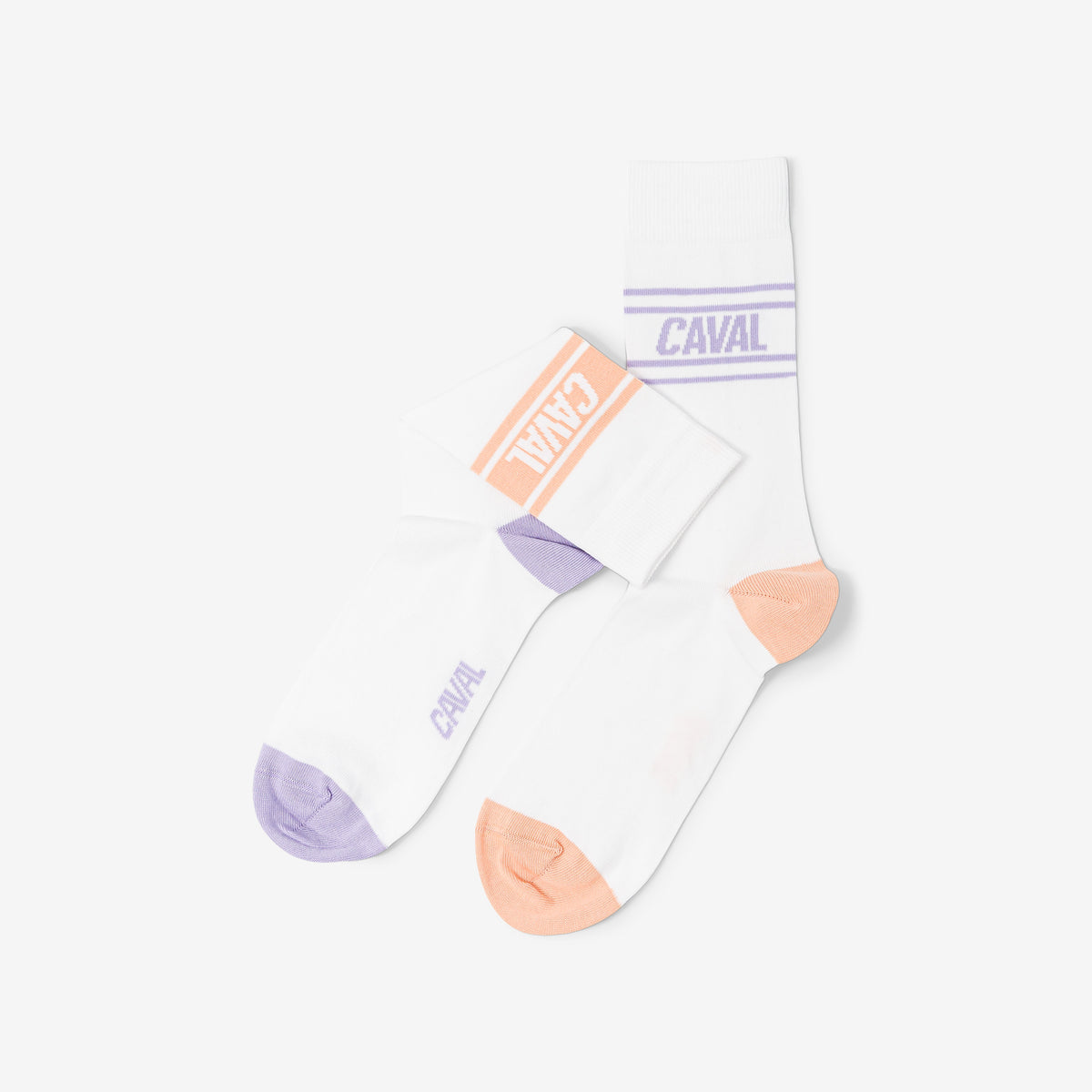 Chaussettes - Violet & Orange - Light