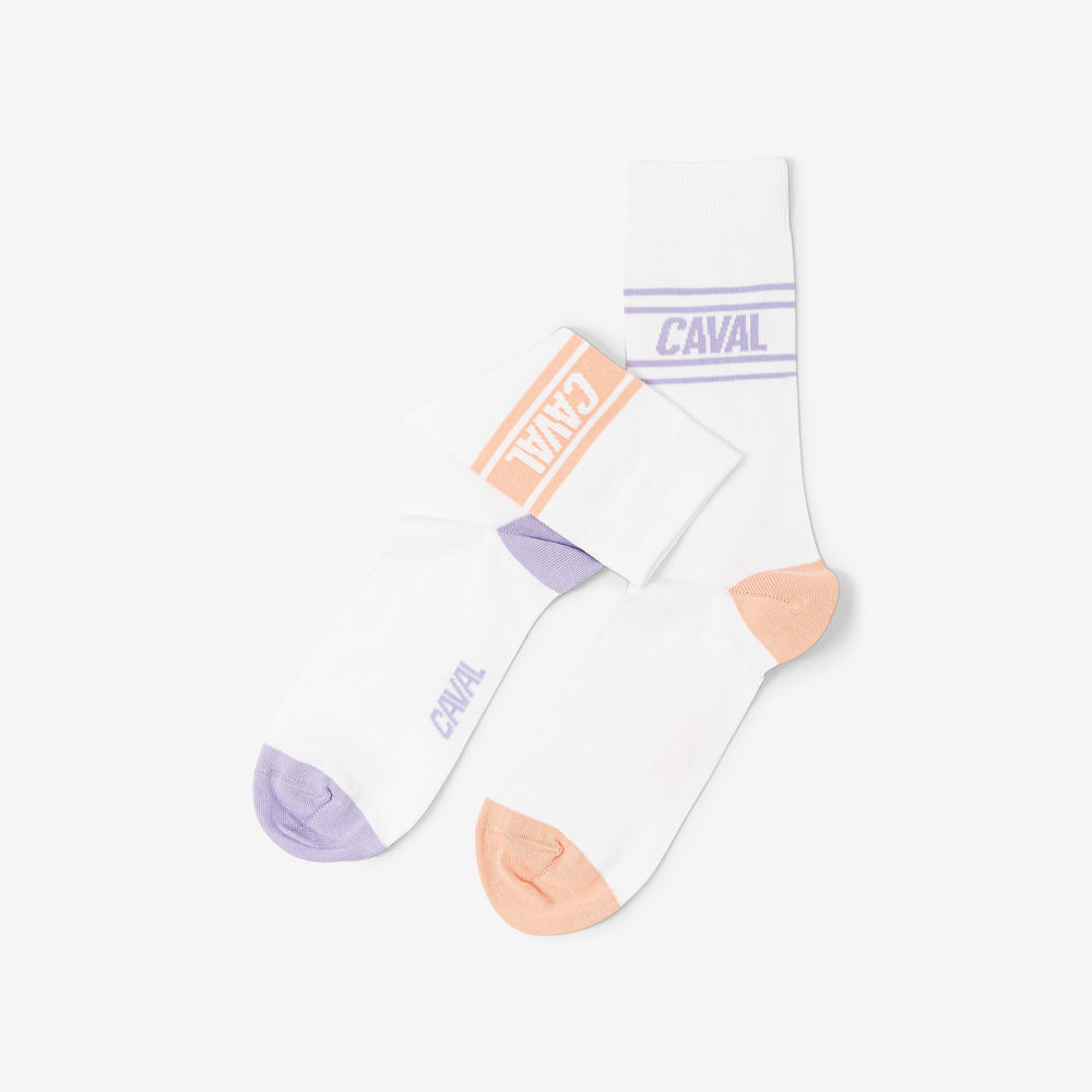 Chaussettes - Violet & Orange - Light - Secret