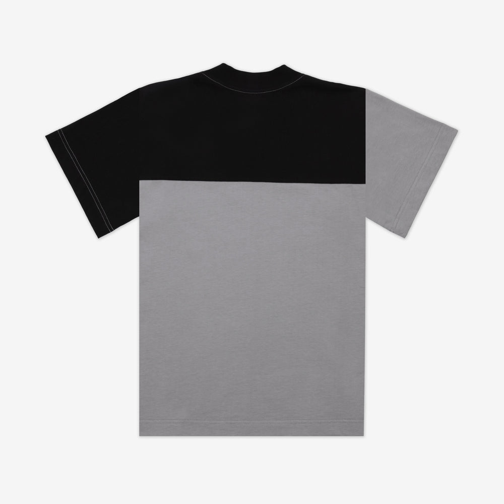 Split T-Shirt Woman Grey