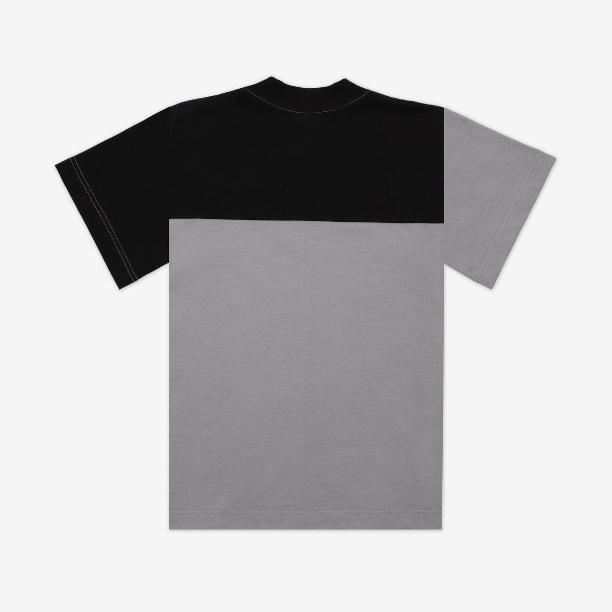 Split T-Shirt Man Grey