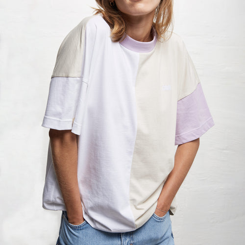 Split T-Shirt Woman Lilas